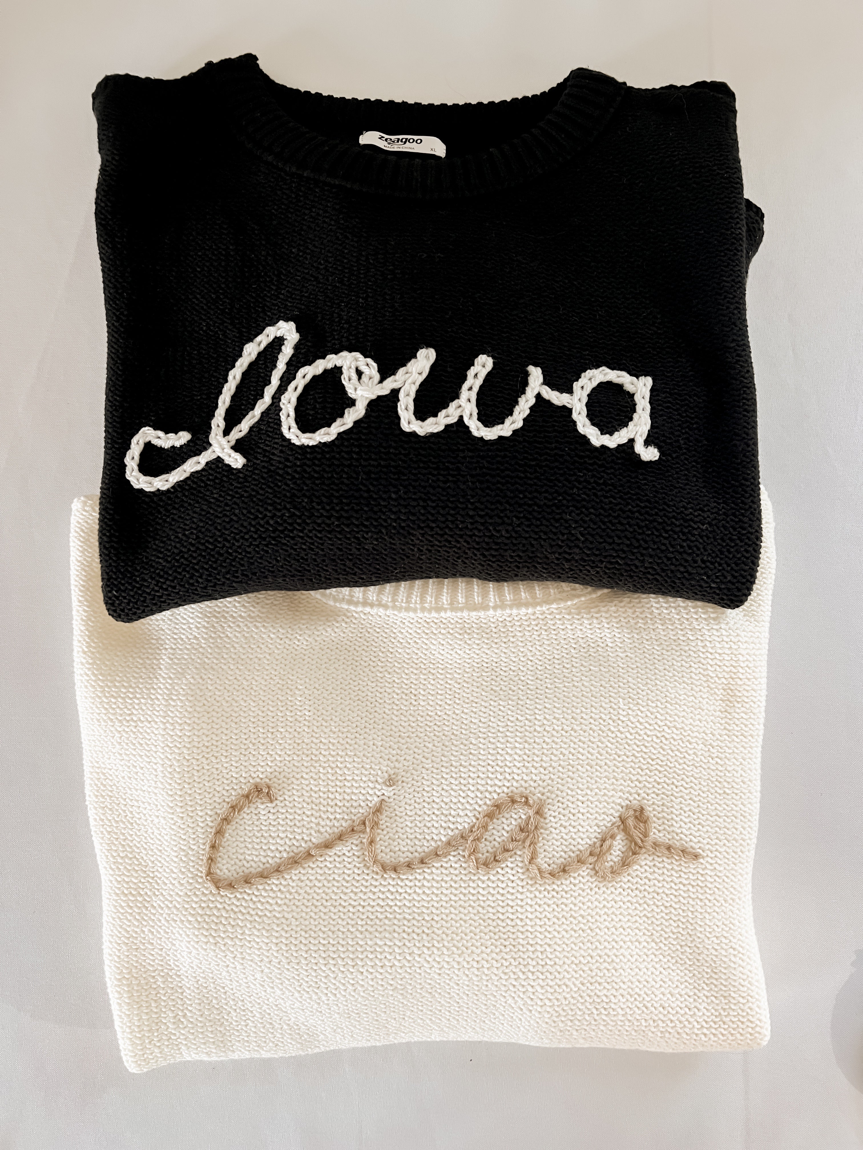 Sweater Embroidery Workshop | Nov 9